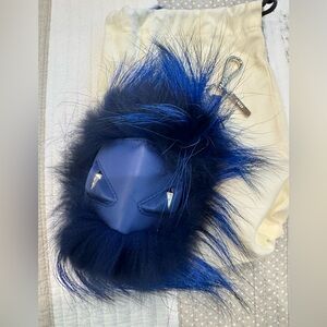 Fendi Monster Bug Charm key holder